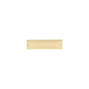 Formani Timeless F535 briefplaat recht messing ongelakt