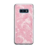 Abstract Painting Pink: Samsung Galaxy S10e Transparant Hoesje
