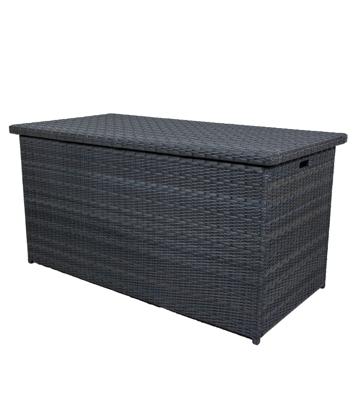 Qopps Kussenkist, Wicker Antraciet mix