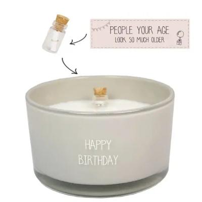 'My Flame - Geurkaars - Happy Birthday' kopen? | FOR YOU GIFTS