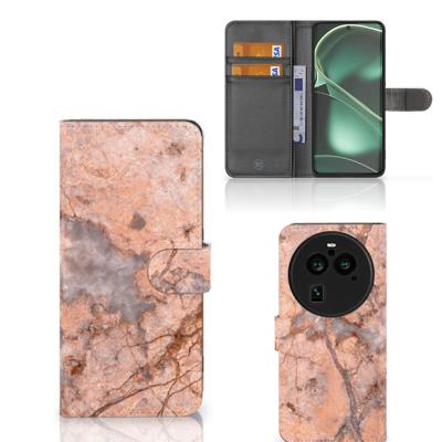 OPPO Find X6 Pro | Bookcase | Marmer Oranje