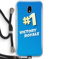 Victory Royale: Samsung Galaxy J3 (2017) Transparant Hoesje met koord