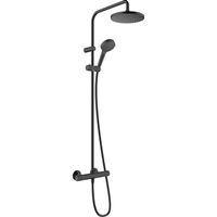 Hansgrohe Vernis Blend showerpipe met thermostaat ecosmart mat zwart 26089670 - thumbnail