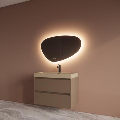 Badmeubelset BWS Riga Met Lako Wastafel Cappuccino 80 cm Latte Boss & Wessing