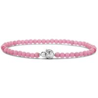 TI SENTO-Milano 2908FU Armband zilver-kralen fuchsia 4 mm