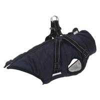 Hondenjas met harnas waterdicht reflecterend marineblauw 2XL Hondenjas met harnas waterdicht reflecterend marineblauw 2XL