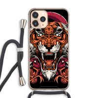 Tiger and Rattlesnakes: iPhone 11 Pro Max Transparant Hoesje met koord