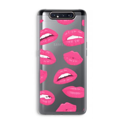 Bite my lip: Samsung Galaxy A80 Transparant Hoesje