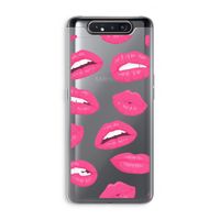 Bite my lip: Samsung Galaxy A80 Transparant Hoesje