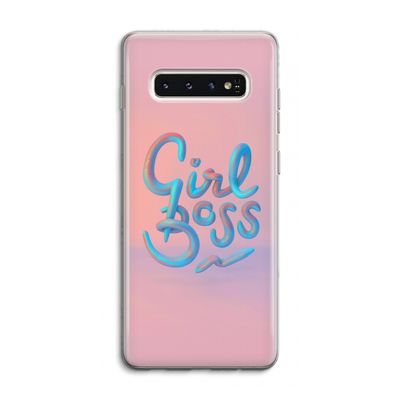 Girl boss: Samsung Galaxy S10 4G Transparant Hoesje
