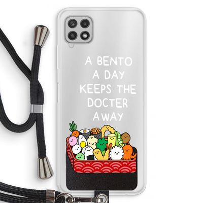 Bento a day: Samsung Galaxy A22 4G Transparant Hoesje met koord