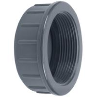 VDL PVC Drukbestendige Afsluitkap 1½ inch met Rubber Ring - Universele Binnendraad Vijverdichting