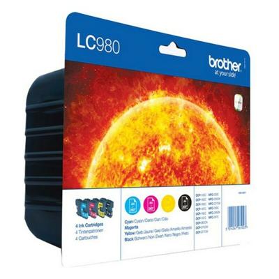 Originele inktcartridge Brother LC980VALBP Zwart