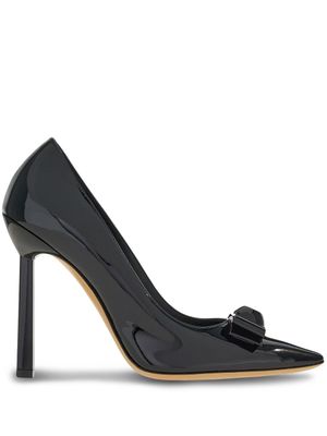 Ferragamo escarpins Katrin à fini verni - Noir