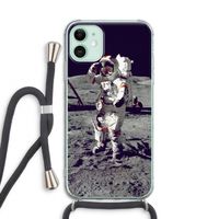 Spaceman: iPhone 11 Transparant Hoesje met koord