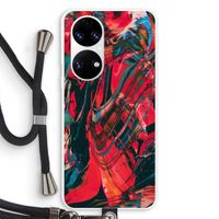 Endless Descent: Huawei P50 Transparant Hoesje met koord