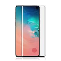 mocolo 0.33mm 9H 3D ronde rand Tempered glas Film voor Galaxy S10 PLUS vingerafdruk ontgrendelen ondersteund (zwart)