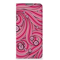 OPPO Reno8 Lite Bookcase Swirl Pink - thumbnail