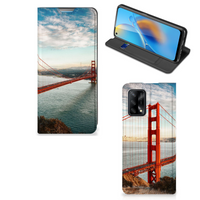 OPPO A74 4G Book Cover Golden Gate Bridge