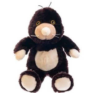 Warm knuffel mol babyshower kado 18 cm