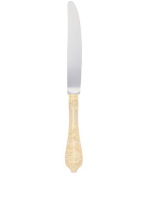 Dolce & Gabbana couteau à dessert en plaqué or 24ct