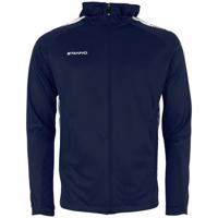 Stanno 408024 First Hooded Full Zip Top - Navy-White - L - thumbnail