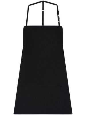 Courrèges robe courte à dos-nu - Noir