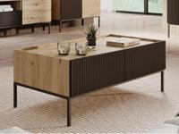 Salontafel SULEK 120 cm artisan eik/zwart