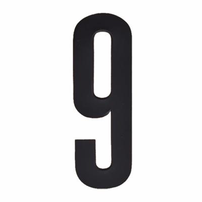 Hobby cijfers stickers - cijfer 9 - zwart - 10 cm - Huisvuil container - brievenbus Hobby cijfers stickers - cijfer 9 - zwart - 10 cm - Huisvuil container - brievenbus