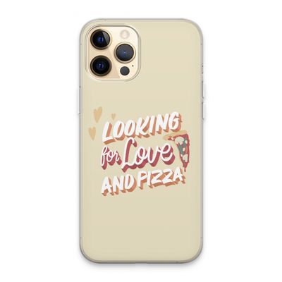 Pizza is the answer: iPhone 13 Pro Max Transparant Hoesje