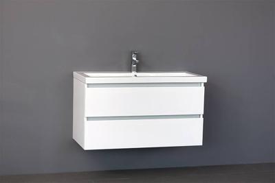 Badmeubel Trend Keramiek 100 Hoogglans Wit