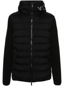 Moncler veste à patch logo - Noir