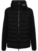 Moncler veste à patch logo - Noir