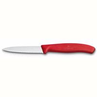 Victorinox schilmesje gekarteld rood