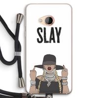 Slay All Day: HTC U Play Transparant Hoesje met koord
