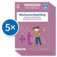 Werkwoordspelling werkboek 1 groep 6 (Set van 5) (Paperback)