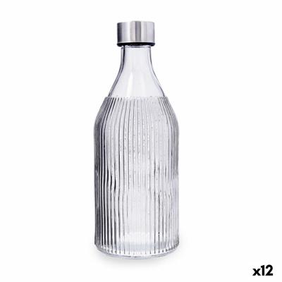 Waterfles Quid Maison Grijs Glas 1 L (12 Stuks)