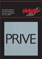 Route Alu Picto 80 x 80 mm Sticker prive - Pickup