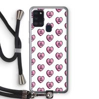 GIRL POWER: Samsung Galaxy A21s Transparant Hoesje met koord
