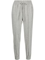 Ermanno Scervino pantalon de jogging à taille haute - Gris