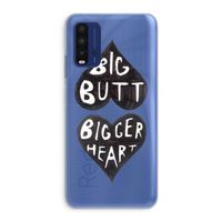 Big butt bigger heart: Xiaomi Redmi 9T Transparant Hoesje