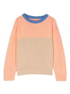 There Was One Kids sweat à design colour block - Tons neutres