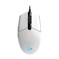 Logitech G102 6-toetsen RGB gloeiende 6000DPI vijf-Speed verstelbare bedrade optische gaming muis lengte: 2m (wit)