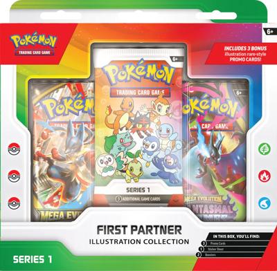 Pokemon TCG First Partner Illustration Collection - Series 1 Pokemon TCG First Partner Illustration Collection - Series 1