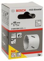 Bosch Accessoires Gatzaag HSS-bimetaal voor standaardadapter 46 mm, 1 13/16" 1st - 2608584115