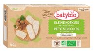 Babybio Babykoekje hazelnoot 12 maanden bio (160 gr) - thumbnail