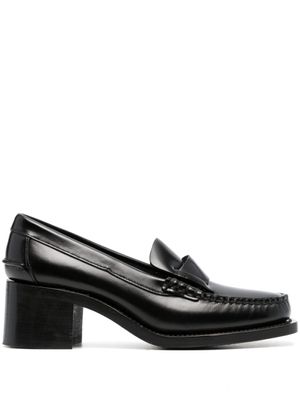 Hereu mocassins Sineu 50 mm en cuir - Noir