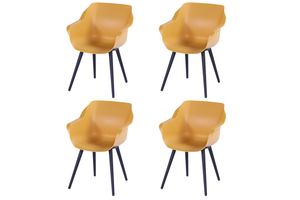 Set van 4 - Hartman Sophie Studio dining armstoel - Curry Yellow
