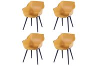 Set van 4 - Hartman Sophie Studio dining armstoel - Curry Yellow