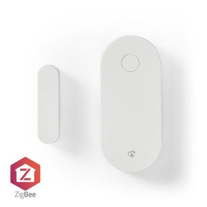 Nedis Slimme Deur/Raam Sensor | Zigbee 3.0 | Wit | 1 stuks - ZBSD10WT ZBSD10WT